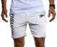 Leif Nelson Gym Herren Shorts Kurze Fitnesshose - Jogginghose Moderne Schwarze Männer Kurze Trainingshose Top Herren Sport-Hose für Bodybuilding Fitness 6296 Grau-Schwarz Large
