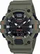 CASIO Herren Analog – Digital Quarz Uhr mit Resin Armband HDC-700-3A2VEF