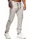 OneRedox Herren Chino Pants Jeans Joggchino Hose Jeanshose Skinny Fit Modell 1033 Altweiss 29