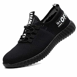 Arbeitsschuhe Herren S3 Leicht Comfort Sicherheitsschuhe rutschfest Sportlich Jogger Sneaker für Frauen Männer