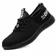 COOU Arbeitsschuhe Herren S3 Leicht Comfort Sicherheitsschuhe rutschfest Sportlich Jogger Sneaker für Frauen Männer