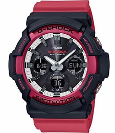 Damen Analog – Digital Quarz Uhr mit Resin Armband GAW-100RB-1AER