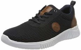 Herren Frühjahr/Sommer B7510 Sneaker, Blau (Navy/Pazifik/Amaretto/ 14 14), 43 EU
