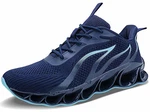 JSLEAP Sportschuhe Turnschuhe Laufschuhe Sneaker 3D Dunkelblau