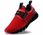 Wonesion Herren Fitness Laufschuhe Atmungsaktiv Rutschfeste Mode Sneaker Sportschuhe rot
