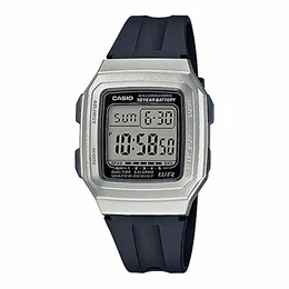 Herren Digital Quarz Uhr mit Resin Armband F-201WAM-7AVEF