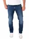 Yazubi Männer Hosen Denim Herren Jeans Stretch Akon, Blau (Dark Denim 194118), W32/L32
