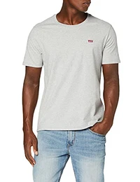 Levi''''s Herren The Original Tee T-Shirt, Grey (Cotton + Patch Medium Grey Heather Emb 0015)