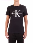 Calvin Klein ICONIC MONOGRAM SS SLIM TEE T-Shirt Schwarz