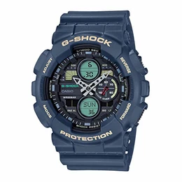 Herren Analog – Digital Quarz Uhr mit Resin Armband GA-140-2AER