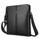 YumSur Umhängetasche Klein Herren Schwarz Schultertasche Urlaub Schultasche Reise Herrentaschen Messenger Bag