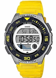 Damen Digital Quarz Uhr mit Resin Armband LWS-1100H-9AVEF