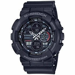 Herren Analog – Digital Quarz Uhr mit Resin Armband GA-140-1A1ER