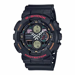 Herren Analog – Digital Quarz Uhr mit Resin Armband GA-140-1A4ER