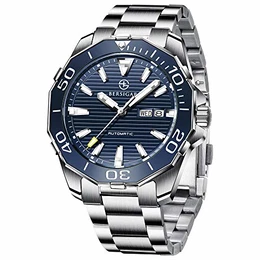 Herren Automatik Automatikuhr Elegant Lässig mit wasserdicht Mechanisch Armbanduhren Mit Saphirglas Datumskalender Edelstahlarmband