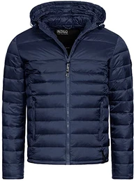 Herren Hampshire Steppjacke in Daunenjacken-Optik Winterjacke Übergangsjacke Navy S