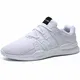 BAOLESME Herren Sportschuhe Atmungsaktiv Gym Laufschuhe Leichtgewicht Turnschuhe Freizeit Outdoor Sneaker, 02 Weiß, 43 EU