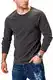 JACK & JONES Herren Jjehill Knit Crew Neck Noos Pullover (Dark Grey Melange, M)