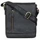 STILORD ''''Easton'''' Kleine Messenger Bag Leder Schwarz Vintage Umhängetasche im Hochformat 10,1 Zoll Tablet Tasche für iPad DIN A5 Schultertasche Echtleder