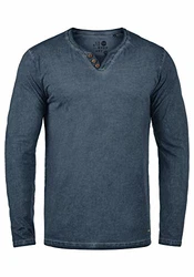 !Solid Langarmshirt SDTinox Insignia Blue