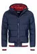 Indicode Herren Bacon Steppjacke in Daunenjacken-Optik mit Kapuze   warme Winterjacke gefütterte Übergangsjacke (Polyester Wattierung) Regenjacke Jacke für Männer Navy M