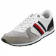 Tommy Hilfiger Herren Iconic Material Mix Runner Sneaker, Grau (Antique Silver PRT), 43 EU