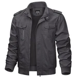 KEFITEVD Herren Jacke Militärische Taktische Jacke Grau