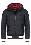 Indicode Herren Steppjacke Bacon Black