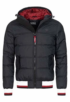 Indicode Herren Steppjacke Bacon Black