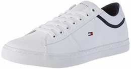 Herren Essential Leather Sneaker, Weiß (White Ybs), 43 EU