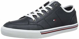 Herren CORE Corporate Leather Sneaker, Blau (Desert Sky Dw5), 43 EU