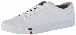 Herren Corporate Leather Sneaker, Weiß (White Ybs), 43 EU