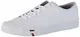 Tommy Hilfiger Herren Corporate Leather Sneaker, Weiß (White Ybs), 43 EU