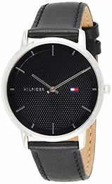 Herren Analoger Quarz Uhr mit Echtes Leder Armband 1791651