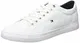 Tommy Hilfiger Herren Seasonal Textile Sneaker, Weiß (White Ybs), 43 EU