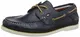 Tommy Hilfiger Herren Classic Leather Boatshoe Mokassin, Blau (Desert Sky Dw5), 43 EU