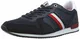 Tommy Hilfiger Herren Iconic Material Mix Runner Sneaker, Blau (Desert Sky Dw5), 43 EU