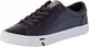 Tommy Hilfiger Herren Corporate Leather Sneaker, Blau (Desert Sky Dw5), 43 EU