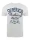 riverso Herren T-Shirt RIVLeon Rundhals O-Neck Kurzarm Tee Shirt Print Regular Fit 100% Baumwolle Grün Blau Weiß Grau Rot Orange S M L XL 2XL 3XL 4XL 5XL, Größe:M, Farbe:Weiß (BJD)