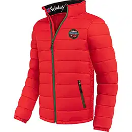 Herren Jacke TAMMES, warme Outdoorjacke, praktische & vielseitige Übergangs- & Winterjacke, rot - M