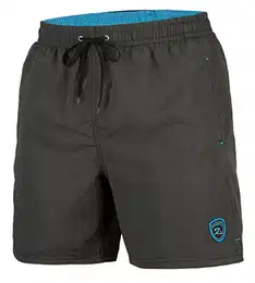 Badehose Herren Schwimmhose Herren Badeshorts Herren Badehose Herren lang Grey grau anthrazit, 5106 Gr. L