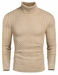 Tinkwell Langarmshirt Rollkragenpullover Herren Rollkragen Pullover Khaki