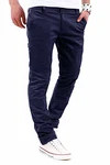 behype. Herren Basic Chino Jeans-Hose Stretch Regular Slim-Fit (80-0310) Navy (80-0310)
