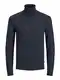 JACK&JONES Essentials Mens Navy Blazer Knit High Neck