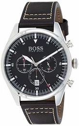 Hugo Herren Chronograph Quartz Uhr mit Leder Armband 1513708