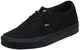 Vans Herren Doheny Sneaker, Schwarz ((Canvas) Black/Black 186), 41 EU