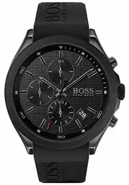 Hugo Herren Analog Quarz Uhr mit Silikon Armband 1513720