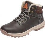 Mishansha Herren Wasserdicht Winterschuhe Winterstiefel Warm Gefüttert Stiefel Kurzschaft Winter Boots Schneestiefel Outdoor Rutschfest Leicht Wanderschuhe (028) Mokkabraun