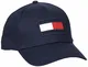 Tommy Hilfiger Herren Big Flag Baseball Cap, Blau (Desert Sky Dw5), One Size (Herstellergröße: OS)