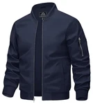 KEFITEVD Bomberjacke Herren Übergangsjacke Dunkelblau